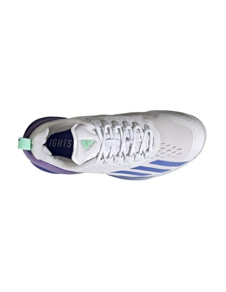 Adidas Adizero Cybersonic Blanco Azul Mujer Gy9640 | Ofertas de pádel Adidas Adizero Cybersonic Blanco Azul Mujer Gy9640 | Ofertas de pádel