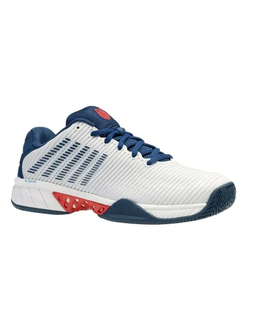 Kswiss Hypercourt Express 2 Branco Azul Marinho | Ofertas de padel