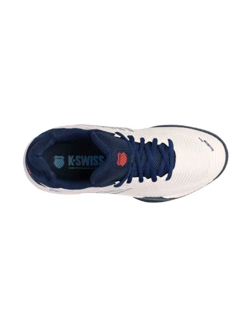Kswiss Hypercourt Express 2 Hb Bianco Blu Navy Junior |Padel offers