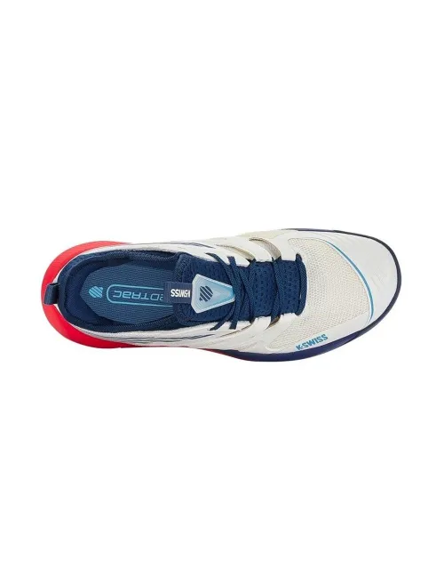 Kswiss Speed Trac Branco Azul Vermelho | Ofertas de padel