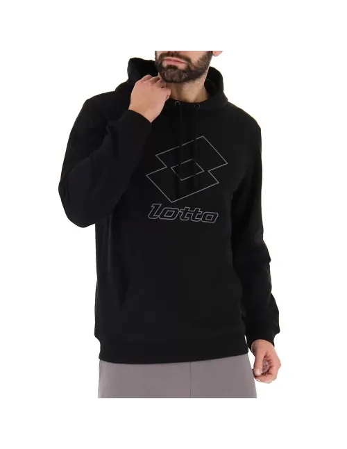 Lotto Sweatshirt Smart Iv Hd 1 Preto | Ofertas de padel