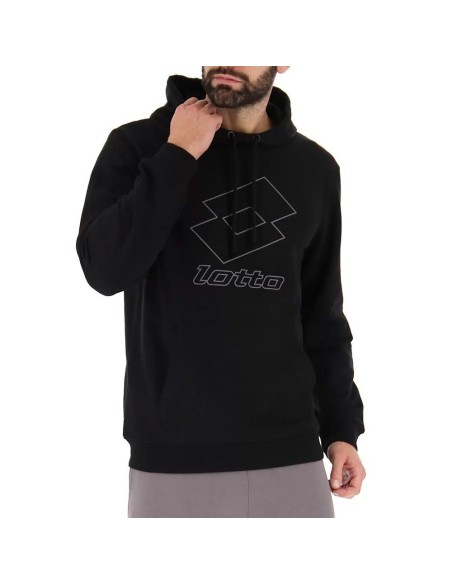 Sudadera Lotto Smart Iv Hd 1 Negro | Ofertas de pádel