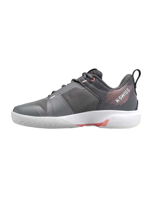Kswiss Ultrashot Team All Court Gris Negro Mujer | Ofertas de pádel