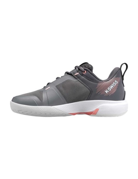 Kswiss Ultrashot Team All Court Gris Negro Mujer | Ofertas de pádel