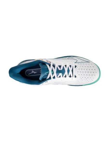 Mizuno Wave Exceed Tour 5 Clay Court White Blue | Ofertas de padel