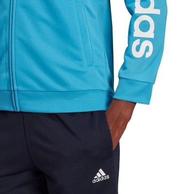 Chandal Adidas Essentials Azul Negro | Ofertas De Pádel