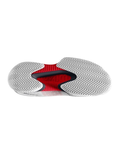 Wilson Kaos Swift Clay Branco Vermelho | Ofertas de padel