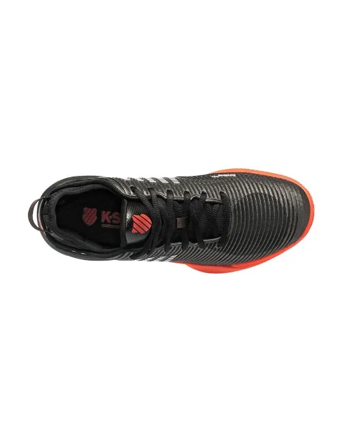 Kswiss Hypercourt Supreme Hb Black Orange 06617061 | Ofertas de padel