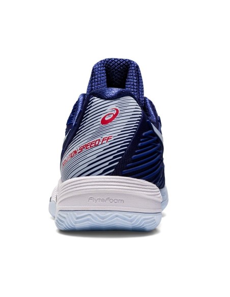 Asics Solution Speed Ff 2 Clay Azul Blanco Mujer | Ofertas de pádel Asics Solution Speed Ff 2 Clay Azul Blanco Mujer | Ofertas de pádel