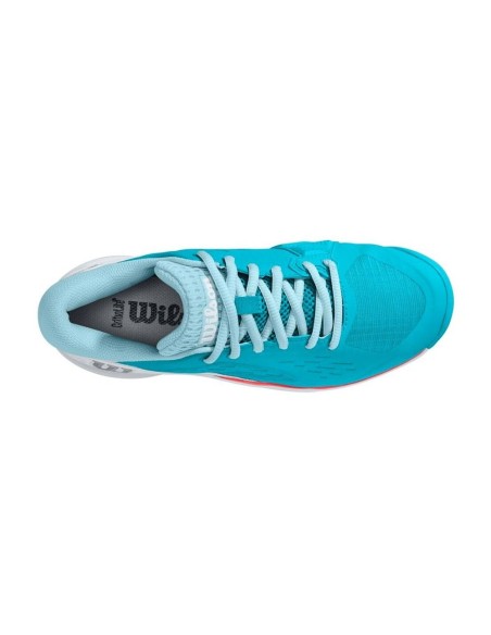 Zapatillas Wilson Rush Pro Ace Clay Azul Blanco Mujer | Ofertas de pádel