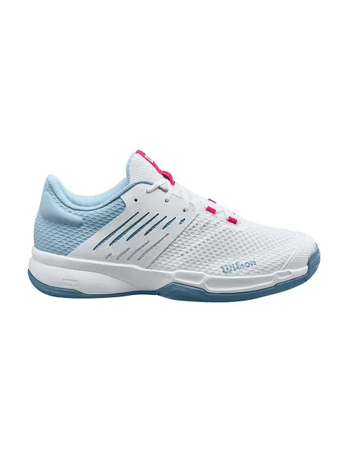 Wilson Kaos Devo 2.0 Women's White Blue | Ofertas de padel