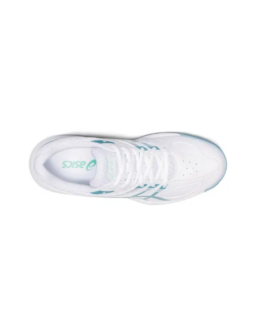 Asics Court Slide Branco Azul Feminino | Ofertas de padel