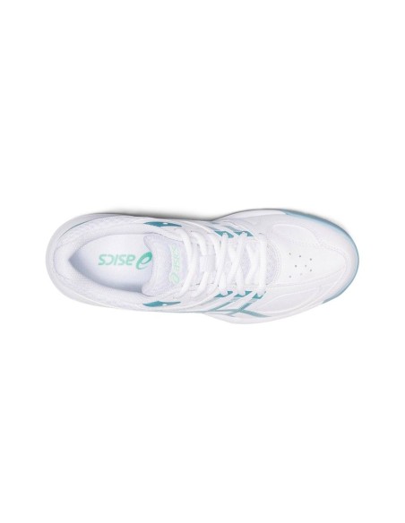 Asics Court Slide Blanco Azul Mujer 21042A149 104 | Ofertas de padel