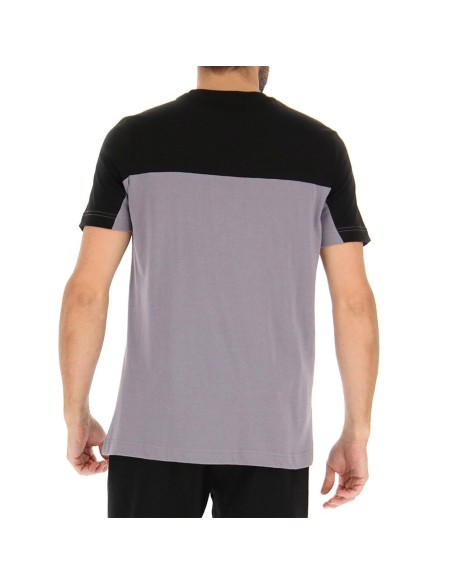Lotto T-shirt Dinamico Vi Block Cinzento Preto | Ofertas de padel