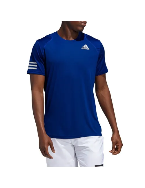 Adidas T-Shirt Club Tennis 3-Stripes Collegiate Royal | Ofertas de padel