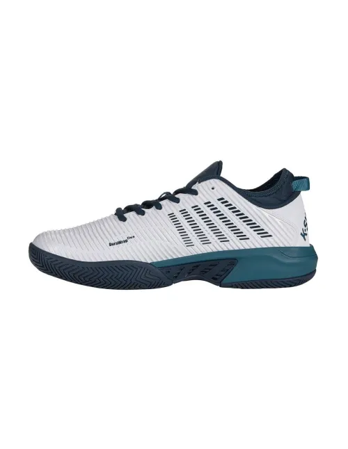 Kswiss Hypercourt Supreme Branco Azul | Ofertas de padel