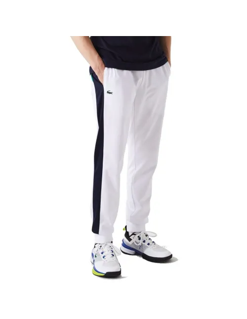 Pantalón Chandal Lacoste Blanco | Ofertas de pádel