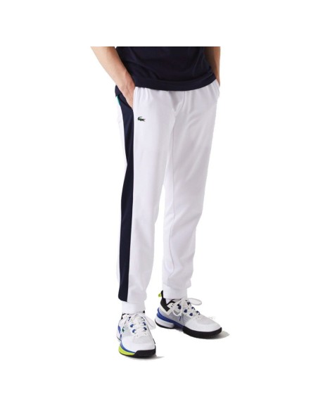 Lacoste Pantaloni della tuta Bianco |Padel offers