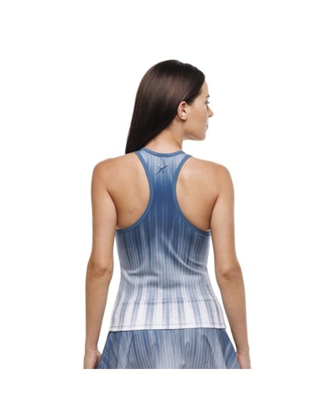 Drop Shot T-shirt Isora Mulher Azul Branco | Ofertas de padel