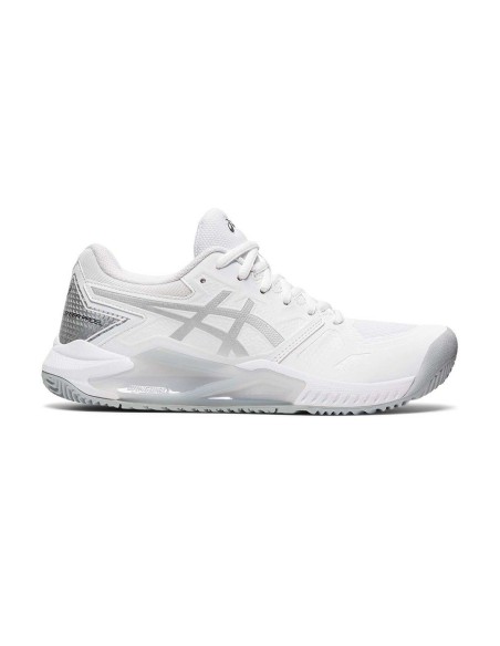 Asics Gel-Challenger 13 Padel Blanco Y Plata Mujer 1042a205-100 | Ofertas de pádel