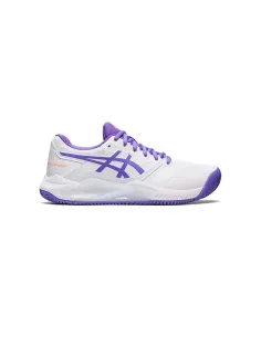 Asics Gel-Challenger 13 Clay Weiss Und Lila Damen 1042A165-104