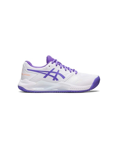 Asics Gel-Challenger 13 Clay Blanco Y Morado Mujer 1042a165-104 | Ofertas de pádel