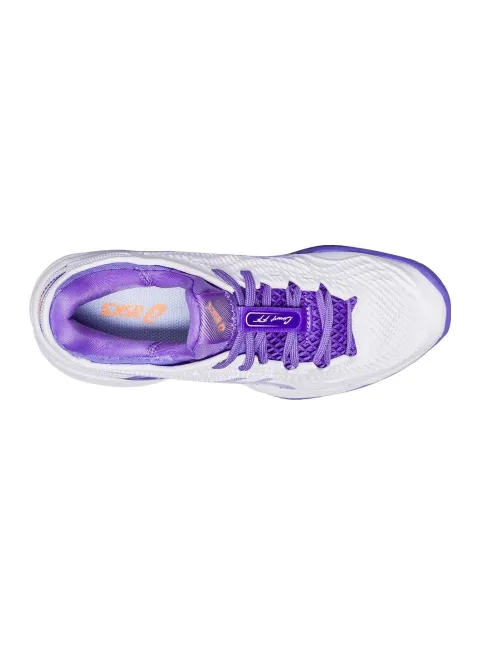 Asics Court Ff 3 Clay Blanco Morado Mujer | Ofertas de pádel