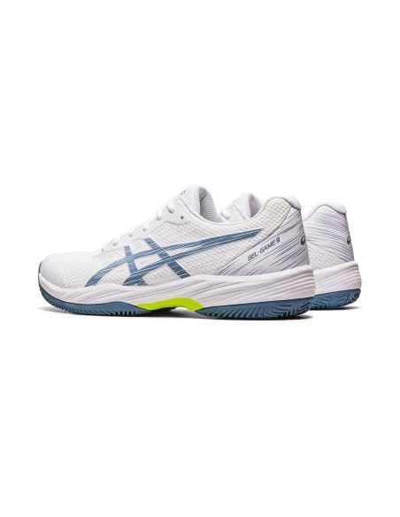Asics Gel-Game 9 Clay Blanco Lima 1041a358 101 | Ofertas de pádel