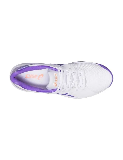Asics Solution Swift Ff Blanco Morado 1042A197-105 Mujer | Ofertas de padel