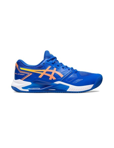 Asics Gel-Challenger 13 Argila Azul Laranja | Ofertas de padel