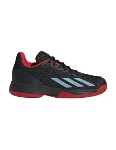 Adidas Courtflash K Preto Vermelho Júnior Hp9717 | Ofertas de padel 2