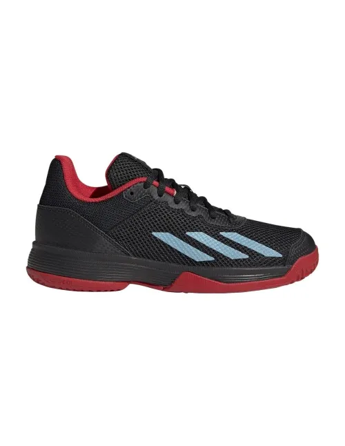 Adidas Courtflash K Preto Vermelho Júnior Hp9717 | Ofertas de padel