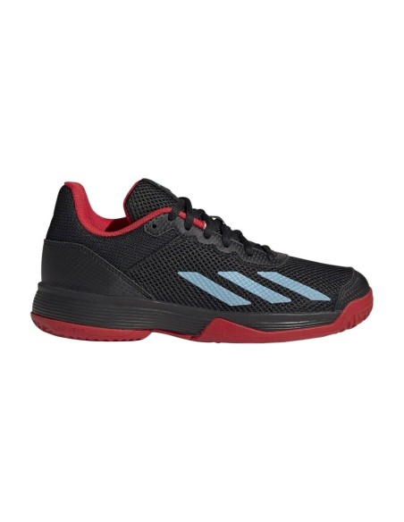 Adidas Courtflash K Negro Rojo Junior Hp9717 | Ofertas de pádel