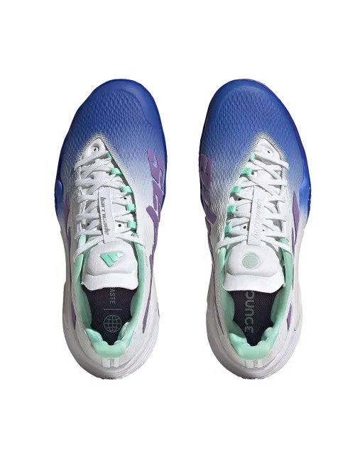 Adidas Barricade Argilla Bianco Blu Donna |Padel offers