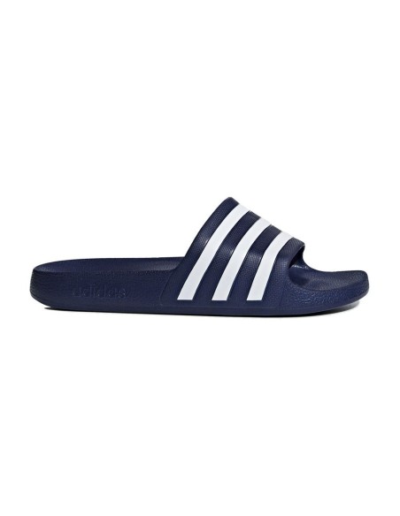 Flip Flops Adidas Adilette Aqua Navy Blue White Unisex | Ofertas de padel