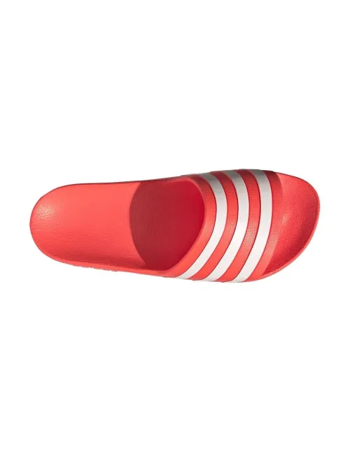 Chanclas Adidas Adilette Aqua Rojo Blanco Unisex Gz5235 | Ofertas de pádel