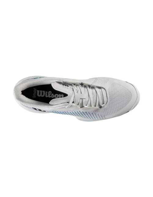 Wilson Kaos Swift 1.5 Clay Blanco Azul Wrs331060 | Ofertas de padel