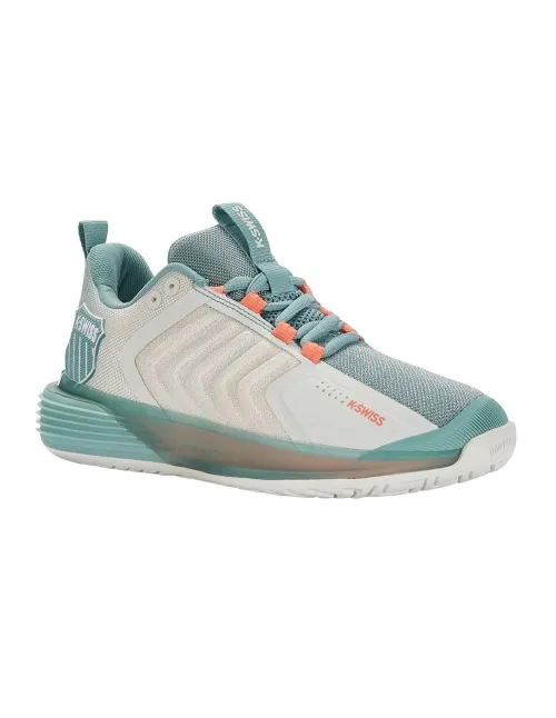 Kswiss Ultrashot 3 Blanco Verde Mujer 96988143