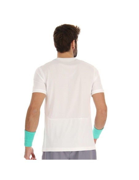 Camiseta Lotto Top Iv Blanco | Ofertas de pádel