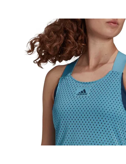 Camiseta Tirante Adidas Primeblue Azul Mujer | Ofertas de pádel