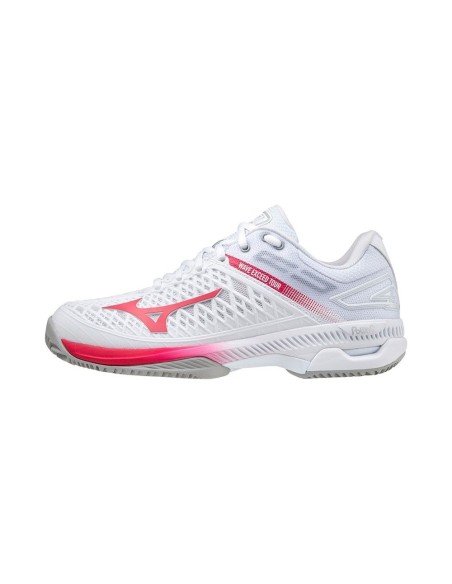 Mizuno Wave Exceed Tour 4 Cc Blanco Rosa Mujer | Ofertas de pádel