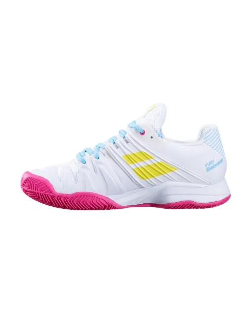 Babolat Propulse Fury Clay Blanco Mujer 31s22554 1064 | Ofertas de pádel