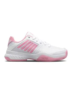 Kswiss Court Express Hb Blanco Rosa Mujer | Ofertas de pádel