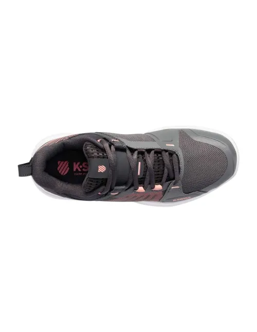 Team Kswiss Ultrashot All Court Grigio Nero Donna Nero |Padel offers