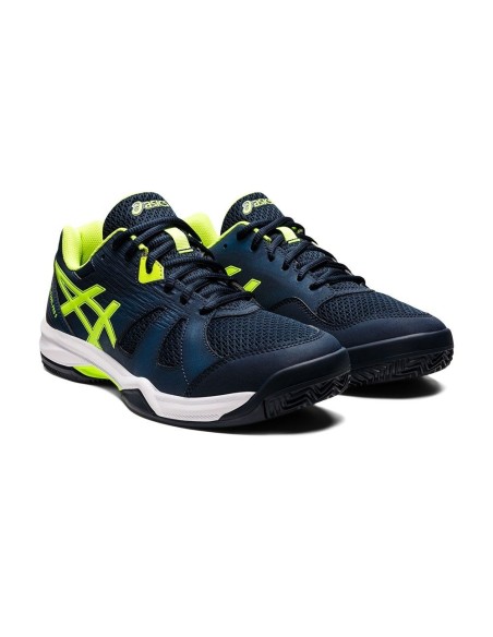 Asics Gel Padel Pro 5 Azul Fluor Verde 1041a302401 | Ofertas de padel