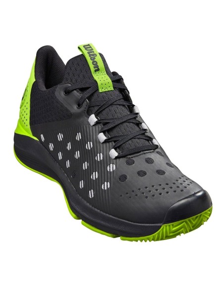 Wilson Hurakn Negro Verde Wrs328540 | Ofertas de pádel Wilson Hurakn Negro Verde Wrs328540 | Ofertas de pádel
