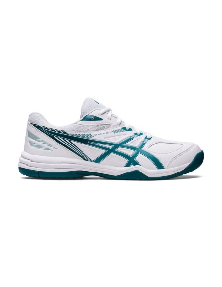 Asics Court Slide White Green | Ofertas de padel