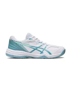 Asics Court Slide Blanco Azul Mujer 21042A149 104 | Ofertas de pádel