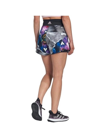 Shorts Adidas Tennis U.S. Black Graphic Women's Shorts |Padel offers
