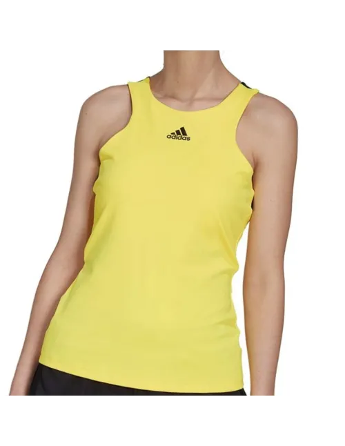 Camiseta De Tirantes Adidas Beam Amarillo Mujer | Ofertas de pádel